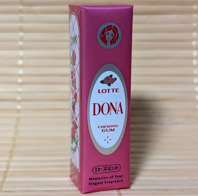 Lotte Chewing Gum - DONA Rose Mint.
